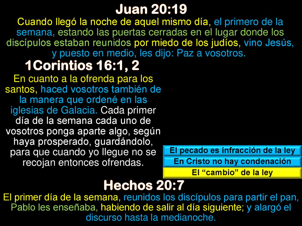 El pecado es infracción de la ley En Cristo no hay condenación