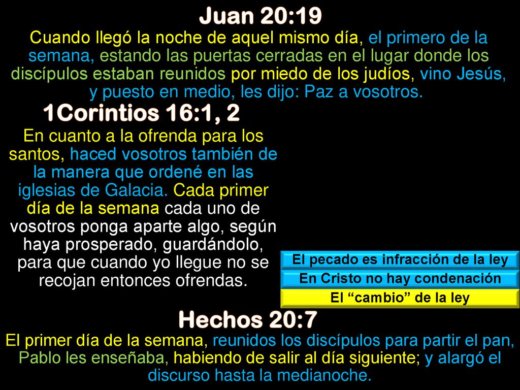 El pecado es infracción de la ley En Cristo no hay condenación