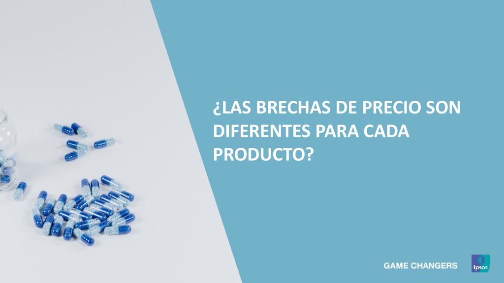 ¿las brechas de precio son diferentes para cada producto