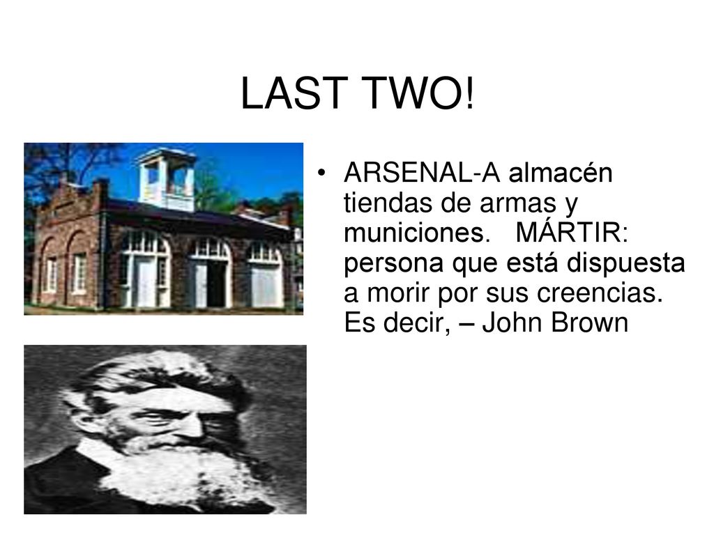 LAST TWO. ARSENAL-A almacén tiendas de armas y municiones.