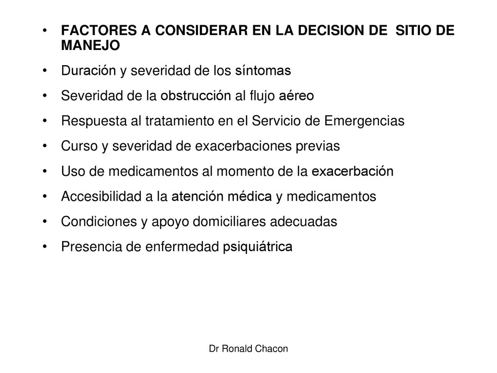 FACTORES A CONSIDERAR EN LA DECISION DE SITIO DE MANEJO
