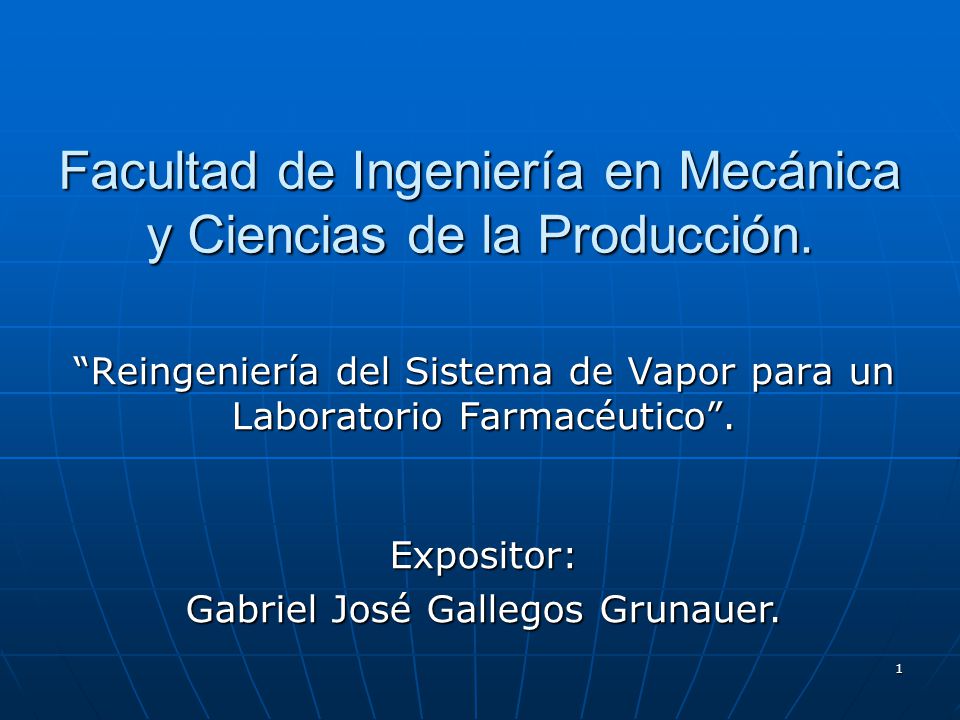 Facultad de Ingeniería en Mecánica y Ciencias de la Producción.