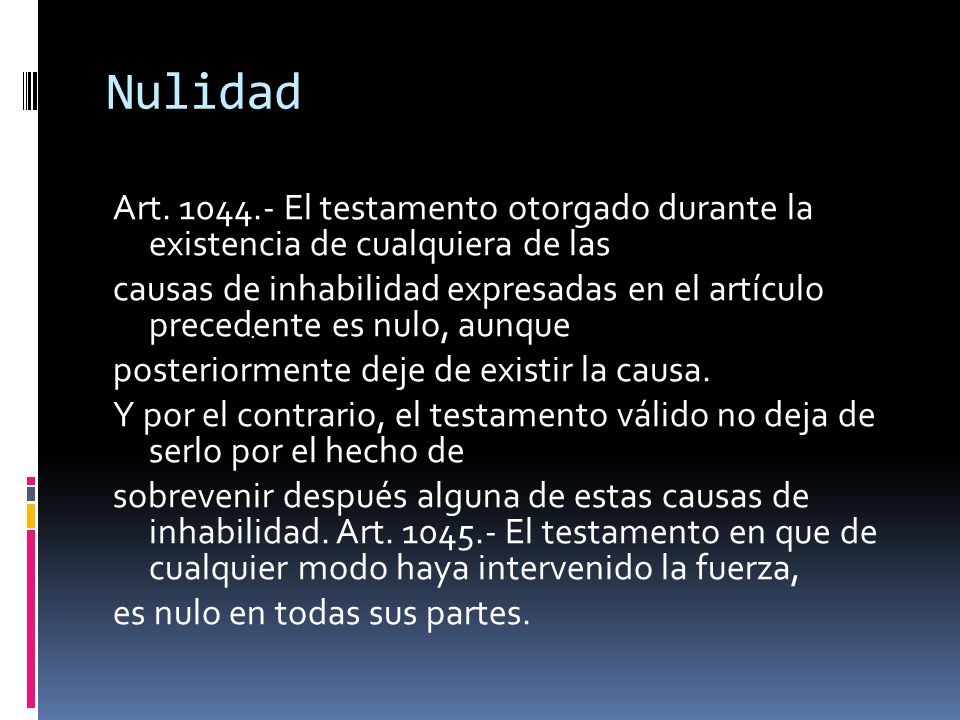 Nulidad