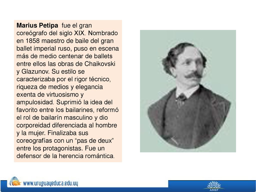 Marius Petipa fue el gran coreógrafo del siglo XIX