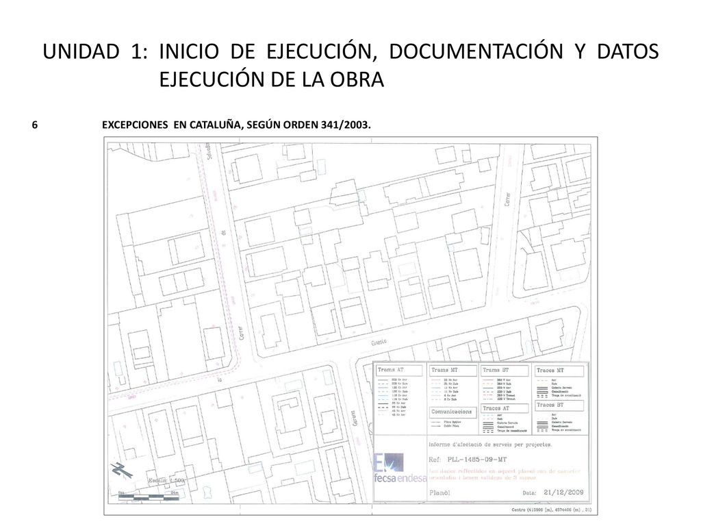 UNIDAD 1: INICIO DE EJECUCIÓN, DOCUMENTACIÓN Y DATOS EJECUCIÓN DE LA OBRA