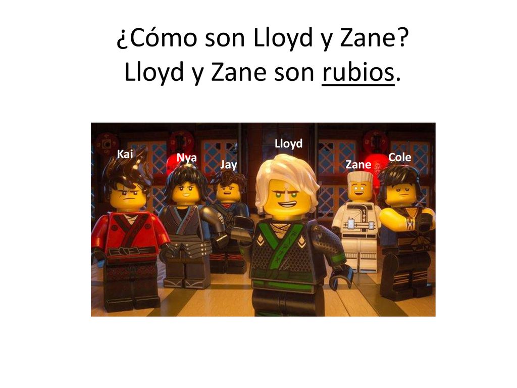 ¿Cómo son Lloyd y Zane Lloyd y Zane son rubios.