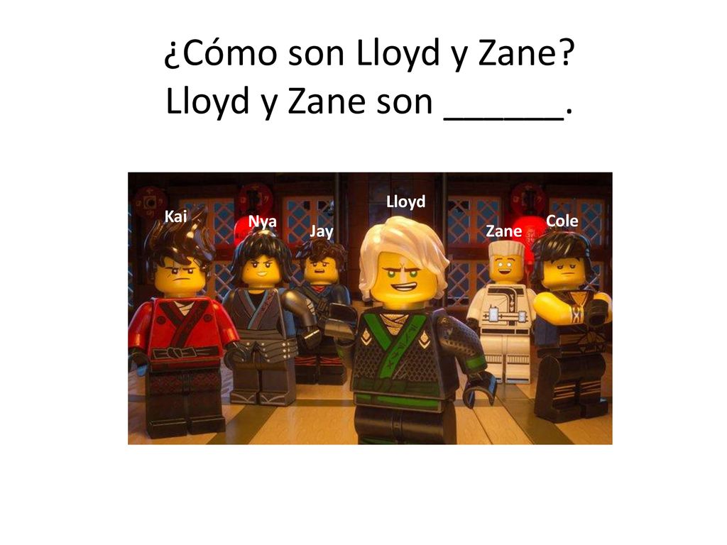 ¿Cómo son Lloyd y Zane Lloyd y Zane son ______.