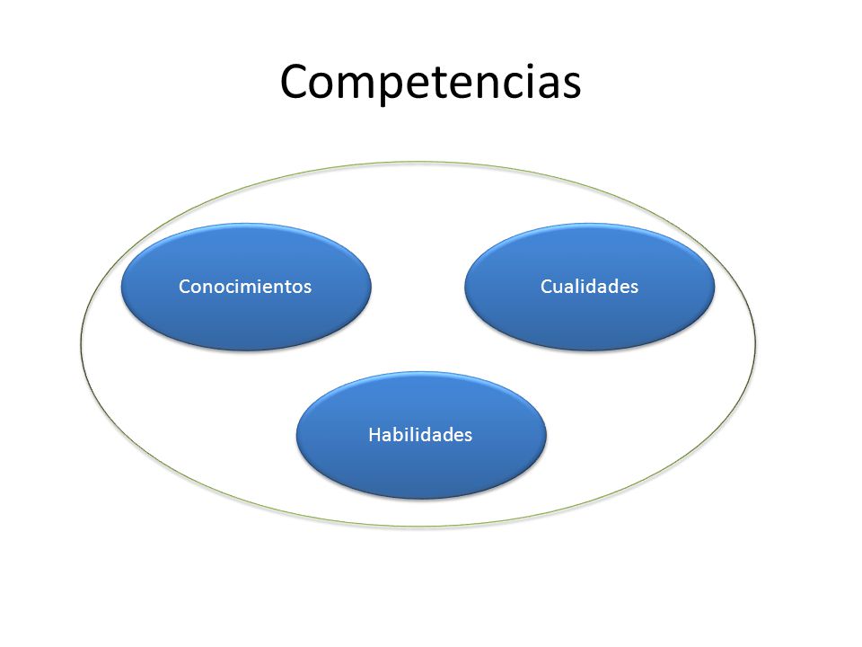 Competencias Conocimientos Cualidades Habilidades
