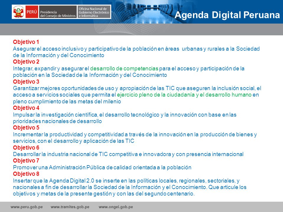 Agenda Digital Peruana