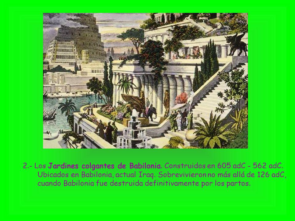 2. - Los Jardines colgantes de Babilonia