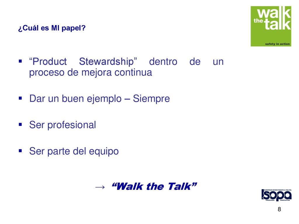Product Stewardship dentro de un proceso de mejora continua