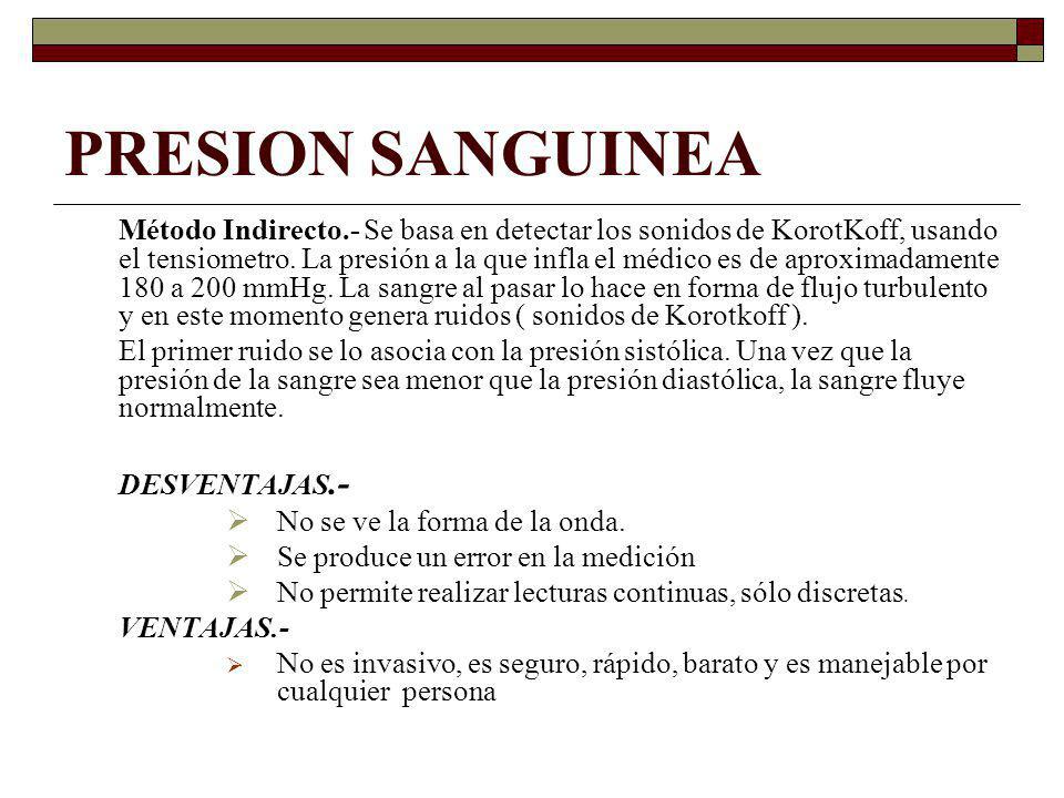 PRESION SANGUINEA