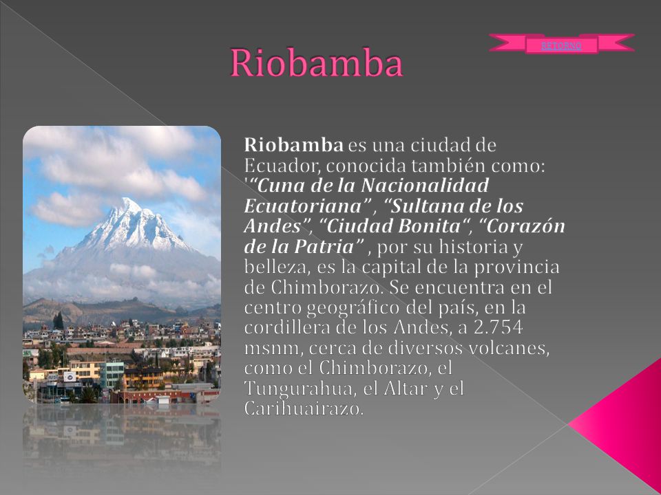 Riobamba RETORNO.
