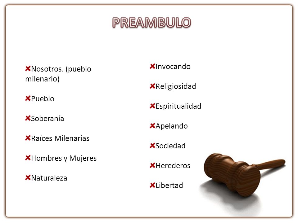 PREAMBULO Invocando Nosotros. (pueblo milenario) Religiosidad Pueblo