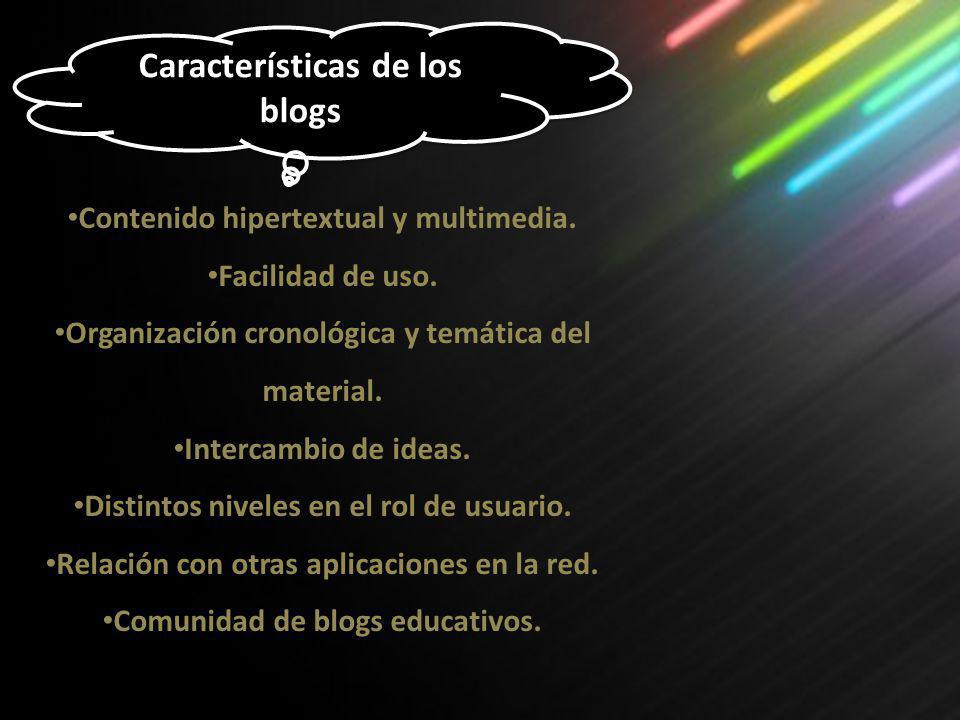 Características de los blogs