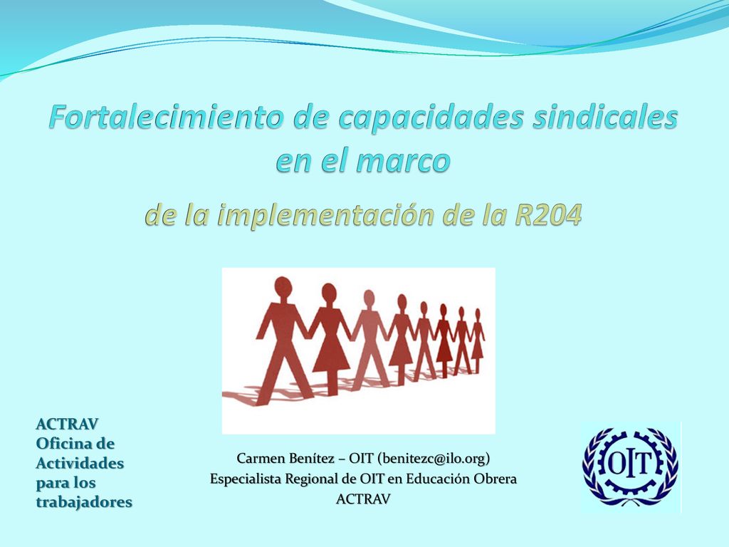 Fortalecimiento de capacidades sindicales en el marco de la implementación de la R204