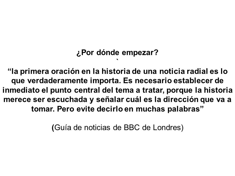 (Guía de noticias de BBC de Londres)