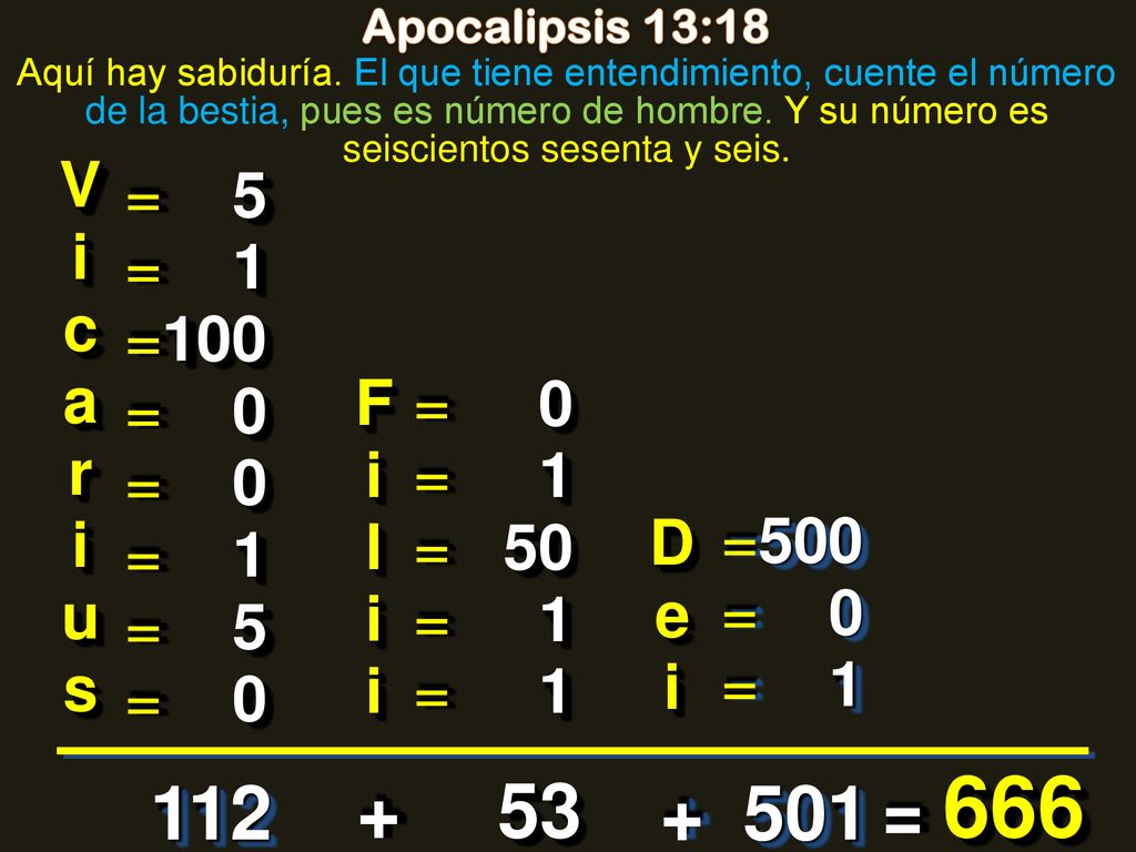 = 666 V i c a r u s = 5 = 1 =100 = 0 F i l = 0 = 1 = 50