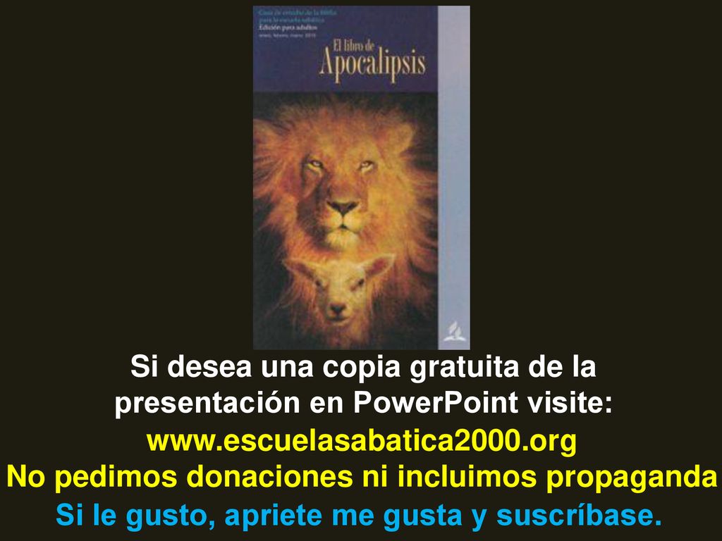 Si desea una copia gratuita de la presentación en PowerPoint visite: