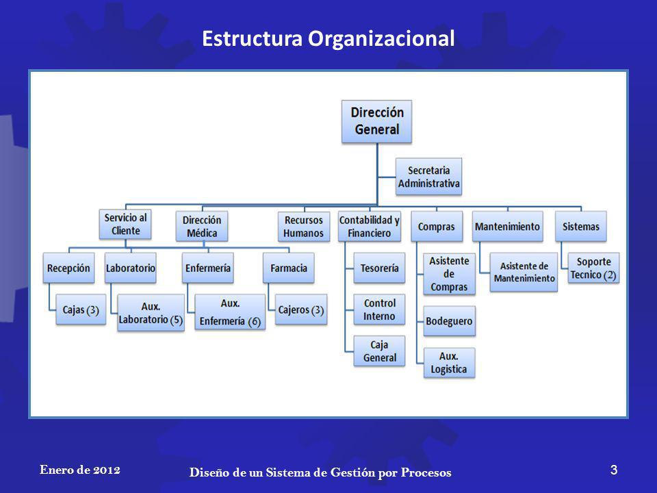 Estructura Organizacional Diseño de un Sistema de Gestión por Procesos