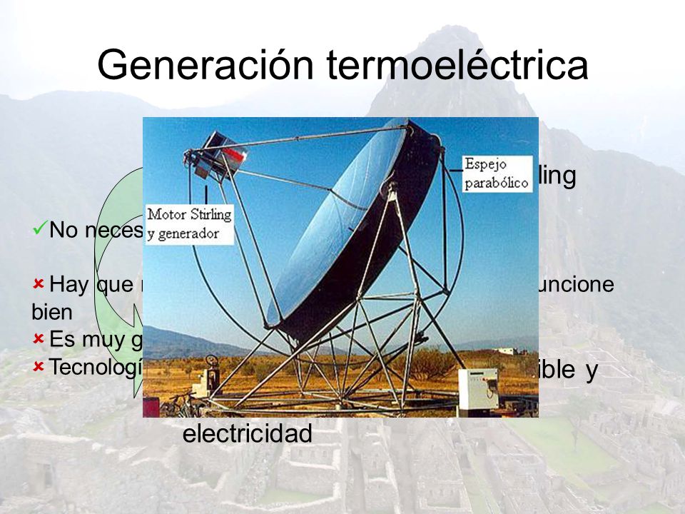 Generación termoeléctrica