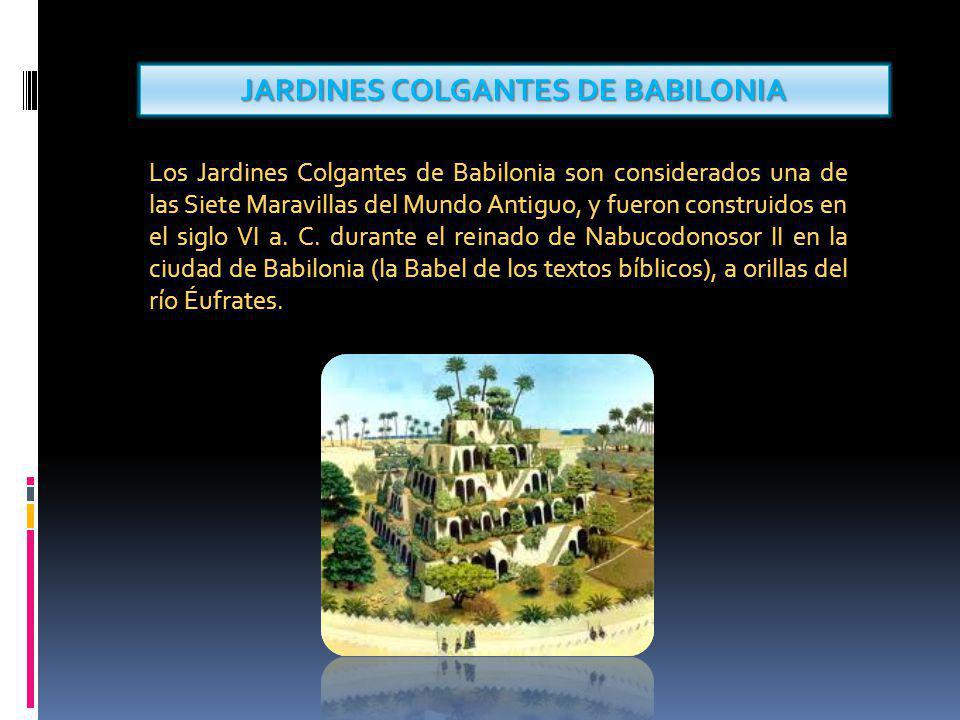 JARDINES COLGANTES DE BABILONIA