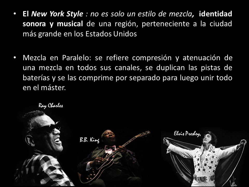 El New York Style : no es solo un estilo de mezcla, identidad sonora y musical de una región, perteneciente a la ciudad más grande en los Estados Unidos