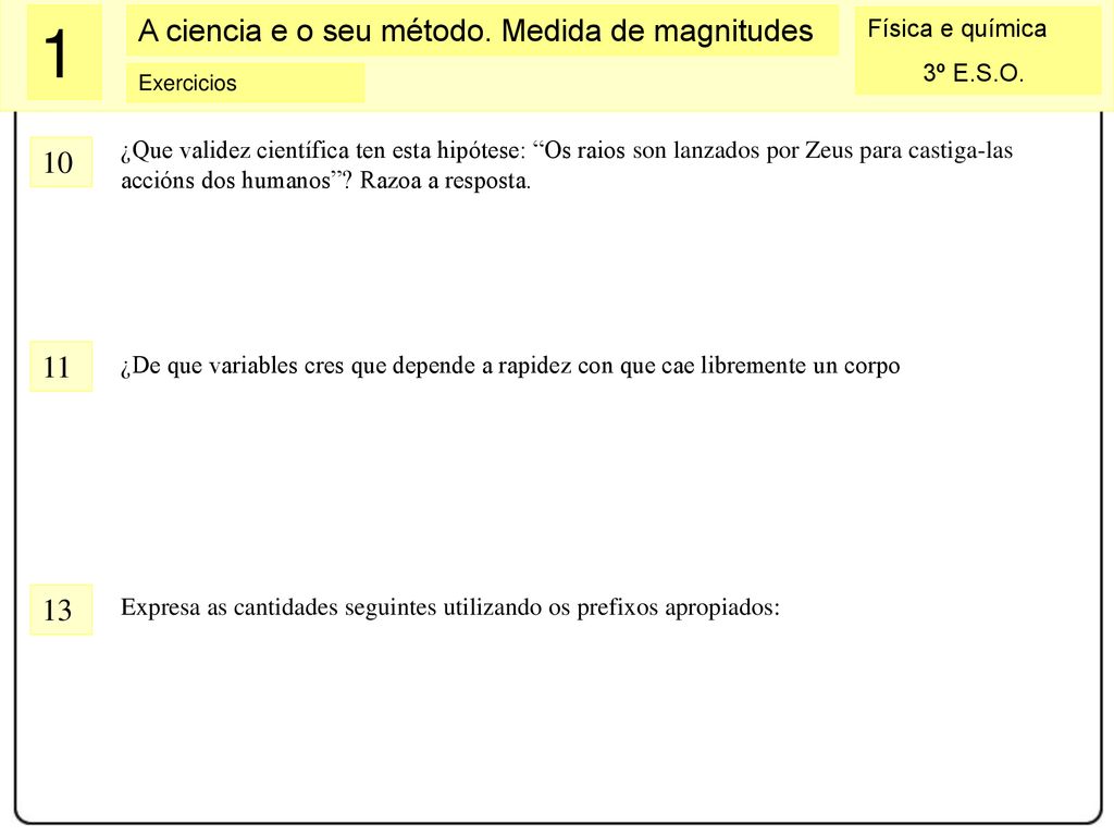 ¿Que validez científica ten esta hipótese: Os raios son lanzados por Zeus para castiga-las accións dos humanos Razoa a resposta.
