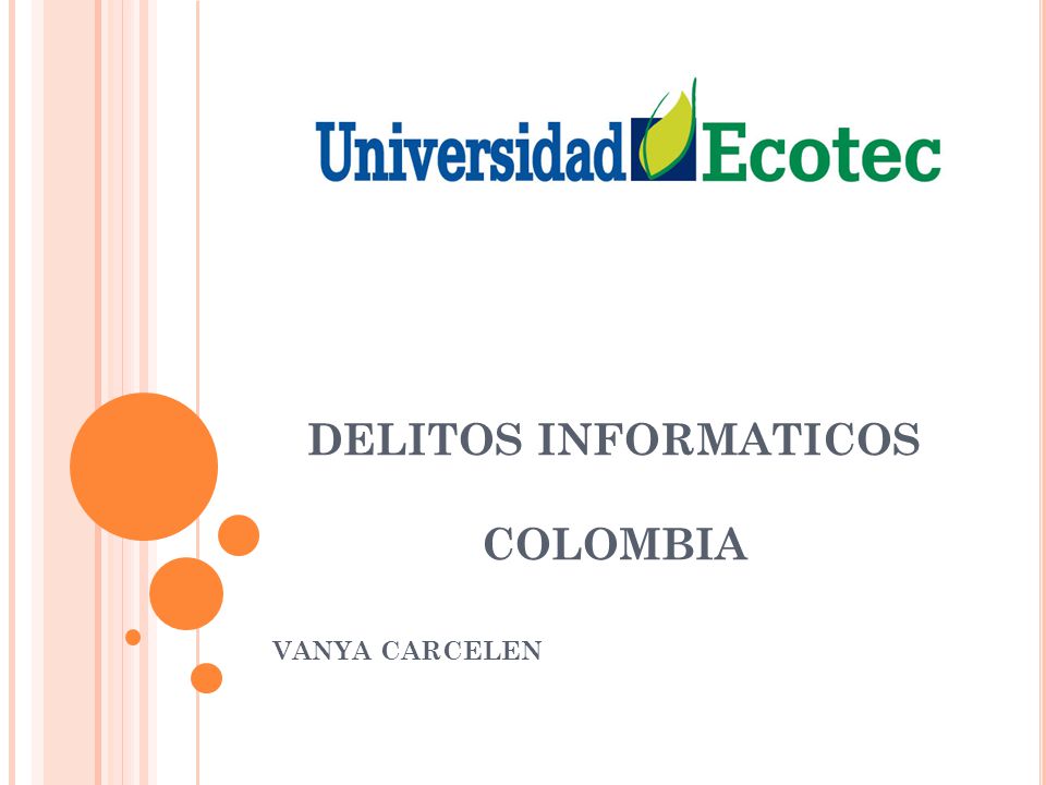 DELITOS INFORMATICOS COLOMBIA