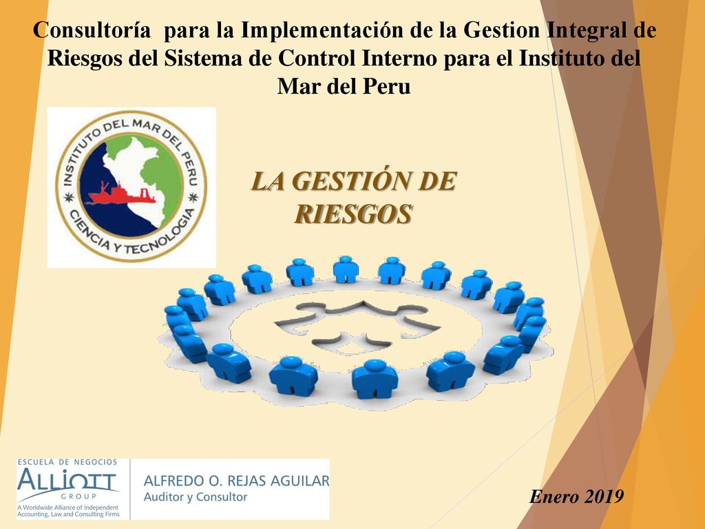 Consultoría para la Implementación de la Gestion Integral de Riesgos del Sistema de Control Interno para el Instituto del Mar del Peru