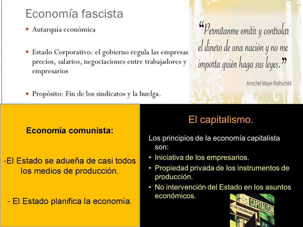 El Estado se adueña de casi todos los medios de producción.