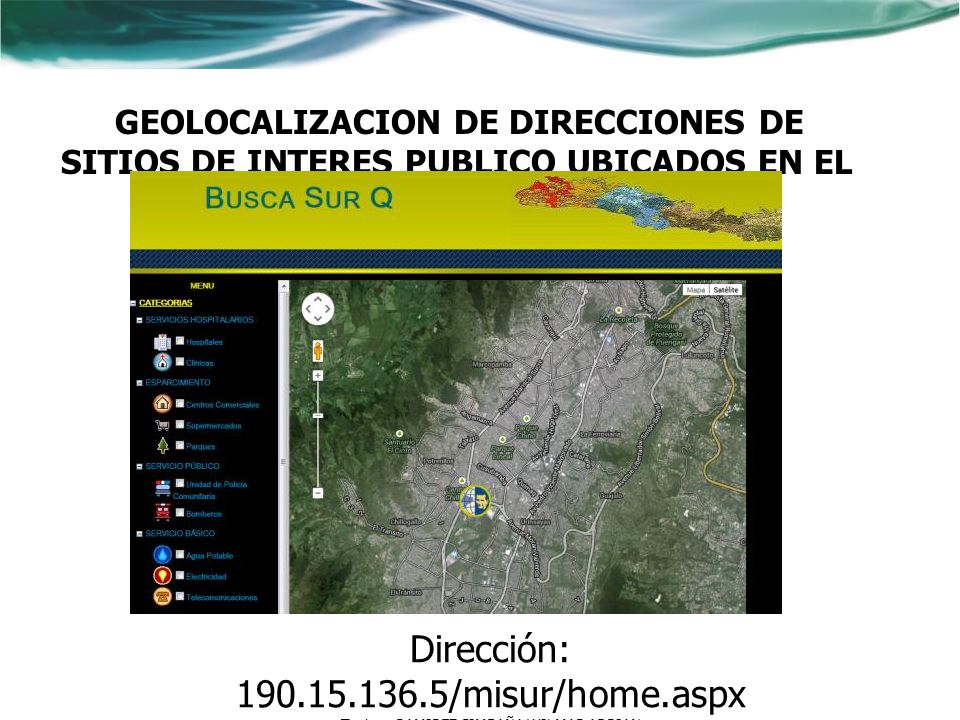 Dirección: /misur/home.aspx