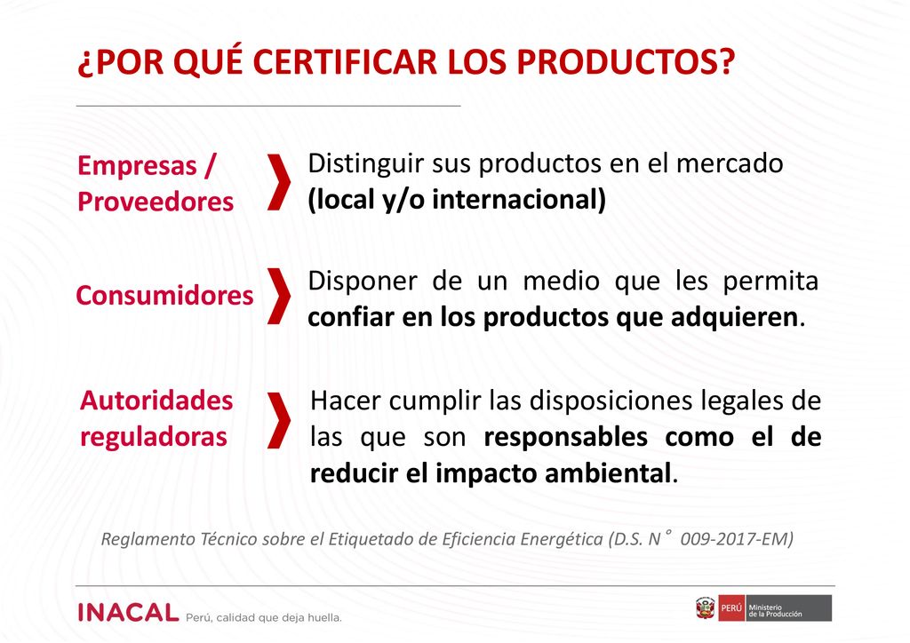 ¿POR QUÉ CERTIFICAR LOS PRODUCTOS