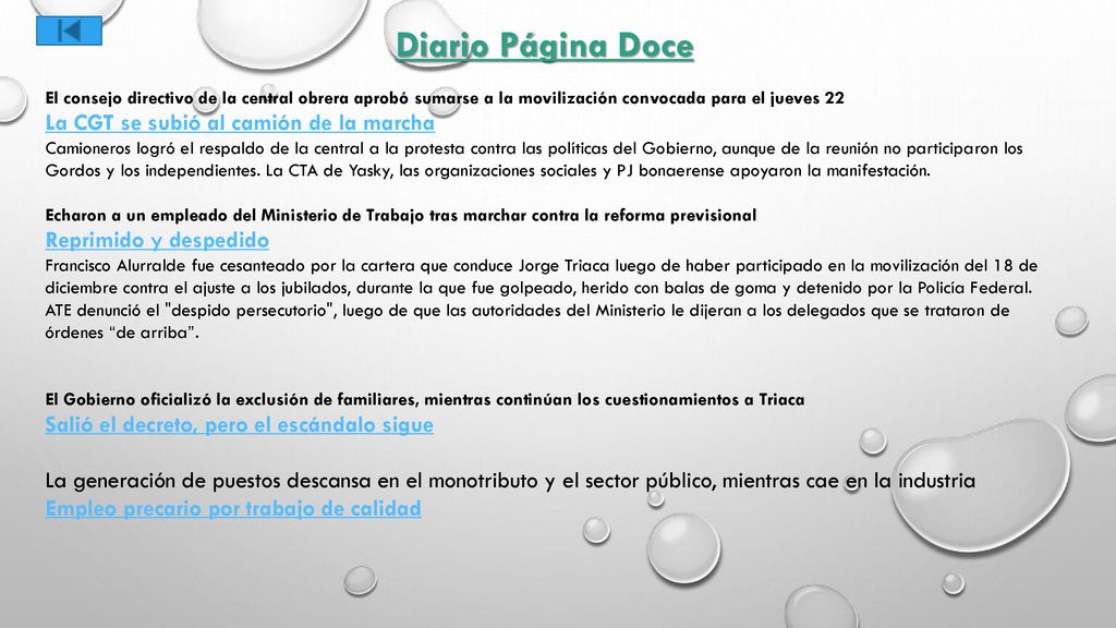 Diario Página Doce La CGT se subió al camión de la marcha