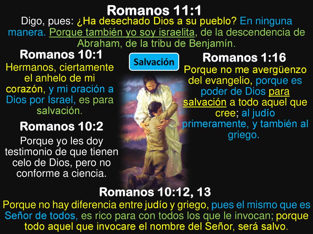 Romanos 11:1 Romanos 10:1 Romanos 1:16 Romanos 10:2 Romanos 10:12, 13