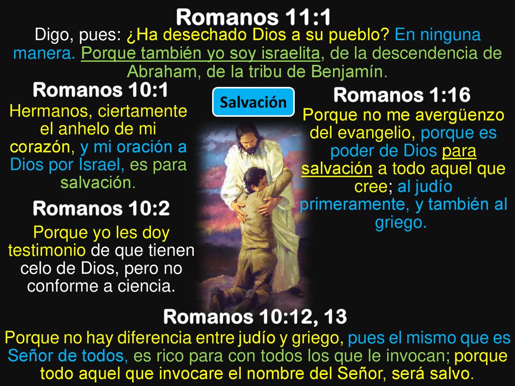 Romanos 11:1 Romanos 10:1 Romanos 1:16 Romanos 10:2 Romanos 10:12, 13