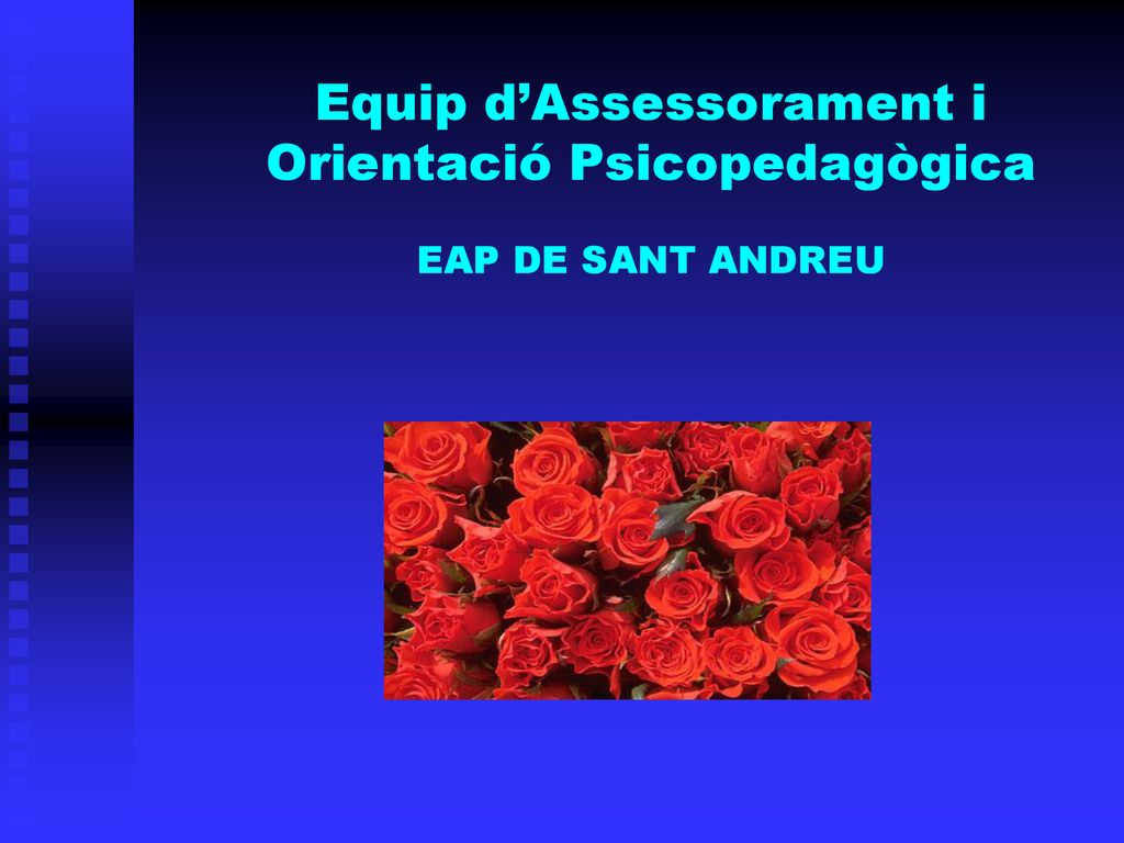 Equip d’Assessorament i Orientació Psicopedagògica EAP DE SANT ANDREU