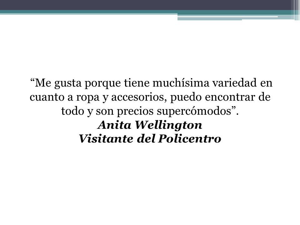 Me gusta porque tiene muchísima variedad en cuanto a ropa y accesorios, puedo encontrar de todo y son precios supercómodos .