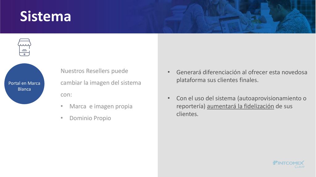 Sistema Nuestros Resellers puede cambiar la imagen del sistema con: