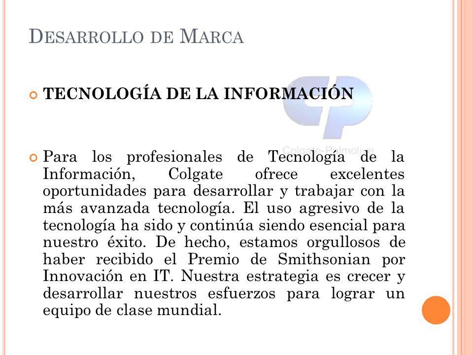 Desarrollo de Marca TECNOLOGÍA DE LA INFORMACIÓN