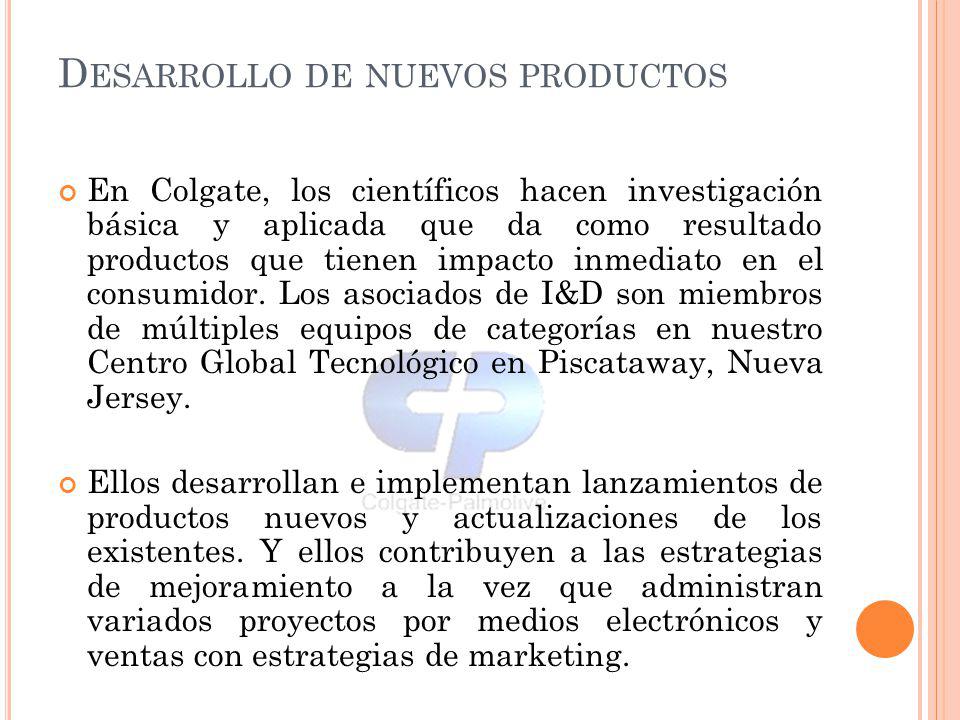Desarrollo de nuevos productos