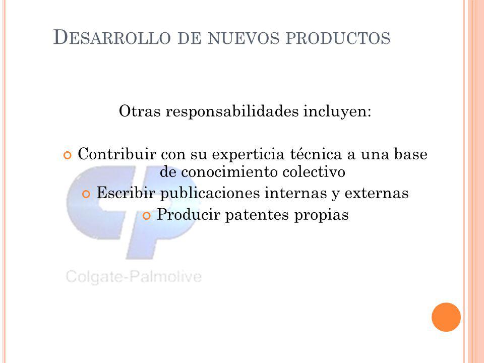 Desarrollo de nuevos productos