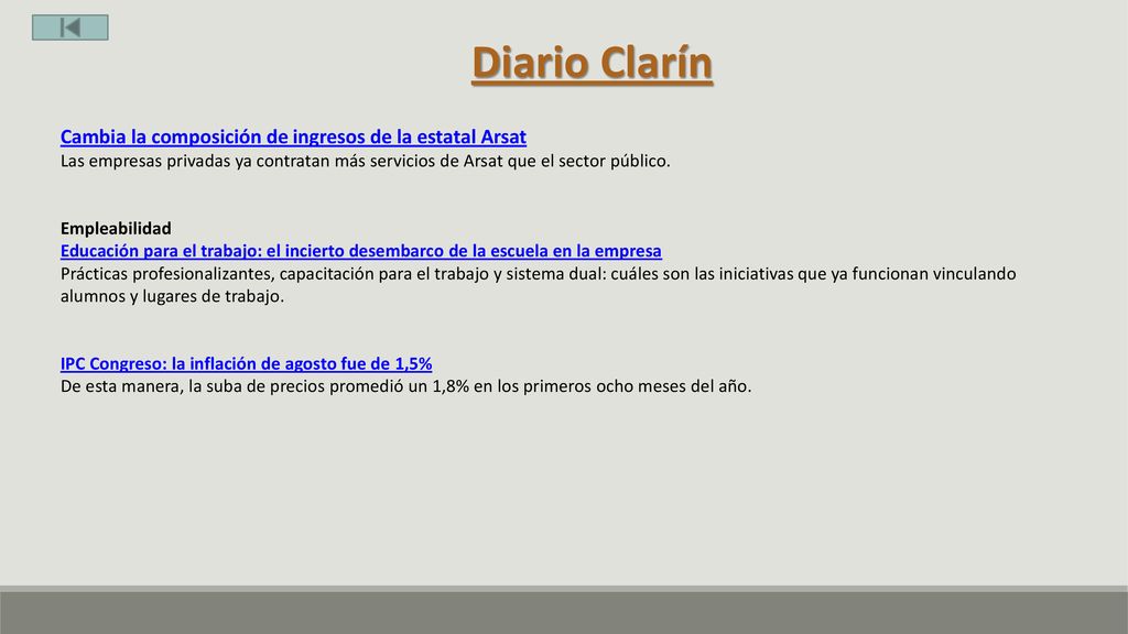 Diario Clarín Cambia la composición de ingresos de la estatal Arsat