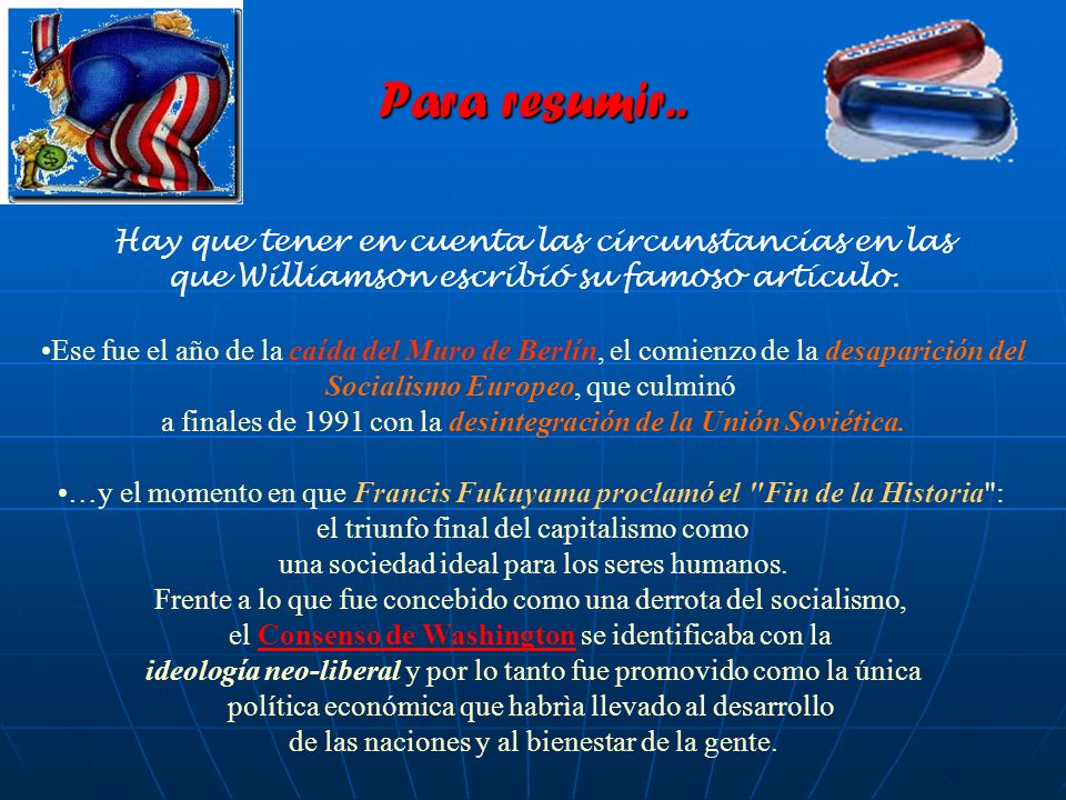 Para resumir.. Hay que tener en cuenta las circunstancias en las que Williamson escribió su famoso artículo.