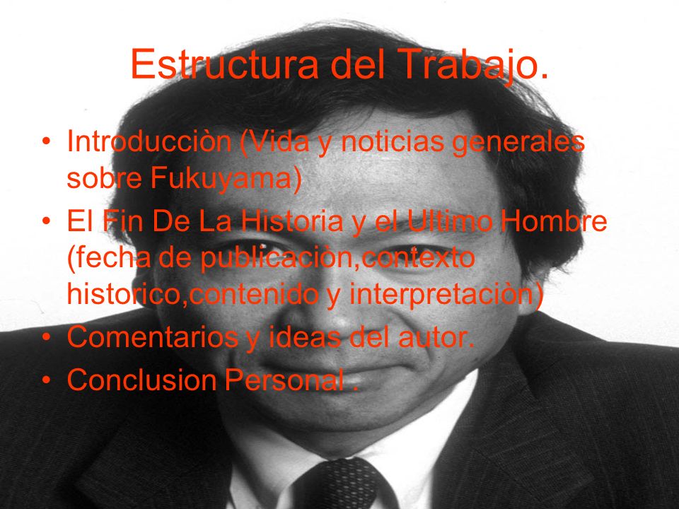 Estructura del Trabajo.