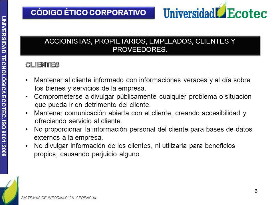 CÓDIGO ÉTICO CORPORATIVO