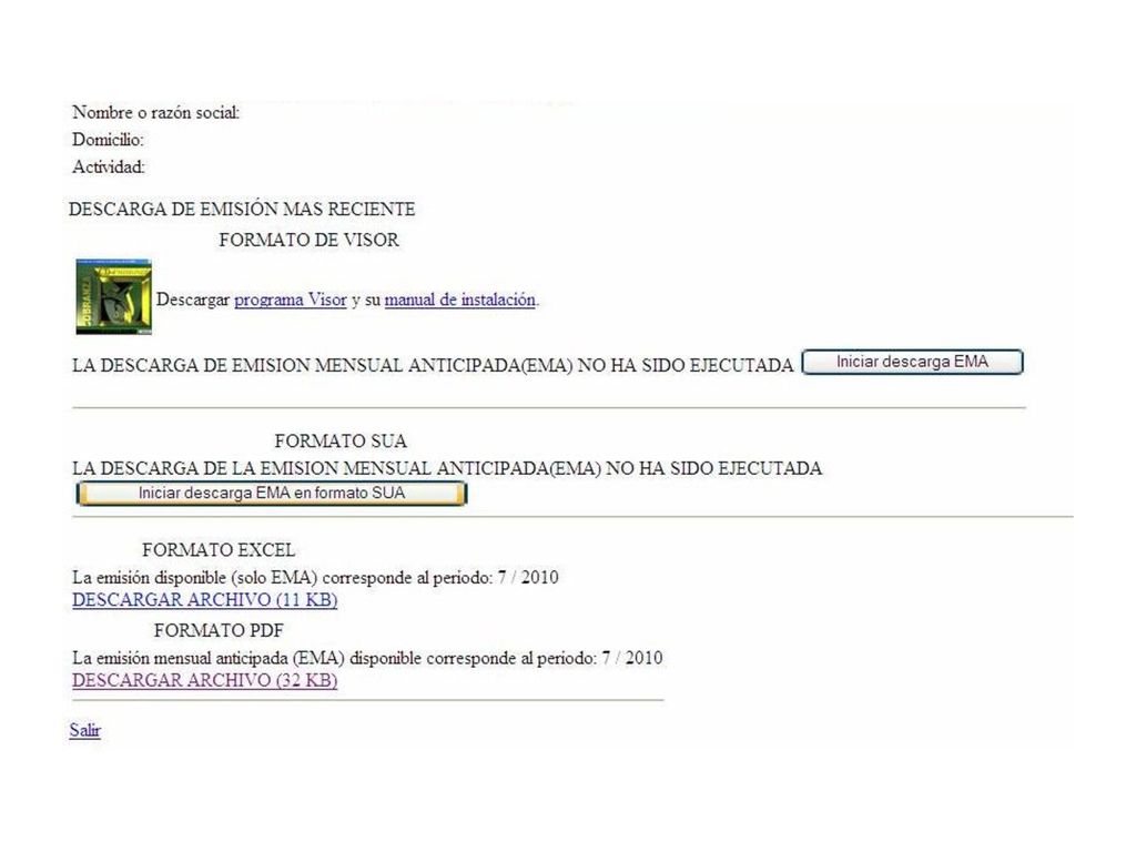 Te pide vuelvas a consultar para ver si ya esta preparada la infromación y entonces puedas descargar los archivos.