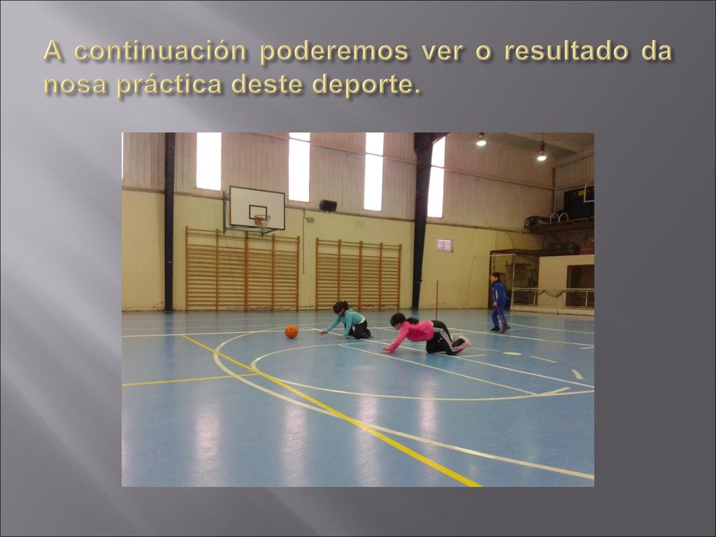 A continuación poderemos ver o resultado da nosa práctica deste deporte.