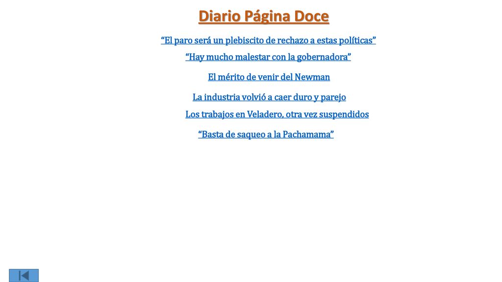 Diario Página Doce El paro será un plebiscito de rechazo a estas políticas Hay mucho malestar con la gobernadora