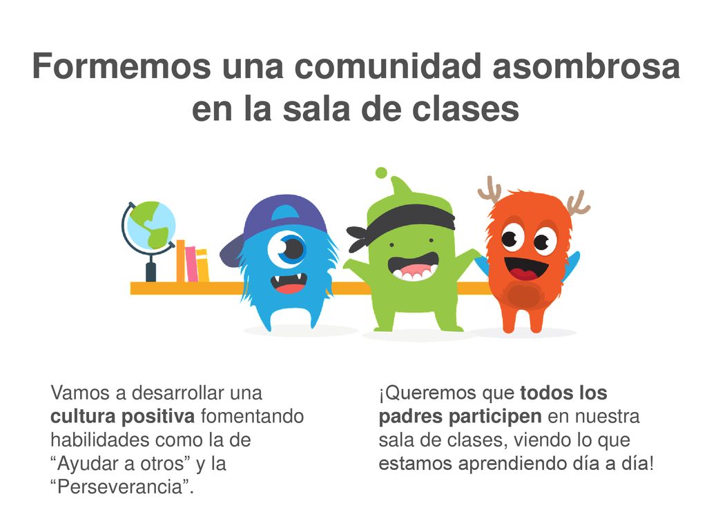 Formemos una comunidad asombrosa en la sala de clases